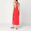 Loulou Studio Red Dress With Knotted Detail