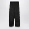Loulou Studio Reed Fringed Trousers In Black