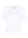 Loulou Studio Relaxed Short-sleeve T-shirt In White