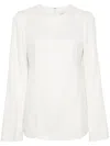 Loulou Studio Renat Blouse In Neutrals