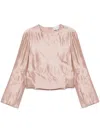 Loulou Studio Nino Round Neck Blouse Clothing