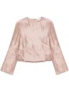 Loulou Studio Nino Round Neck Blouse Clothing