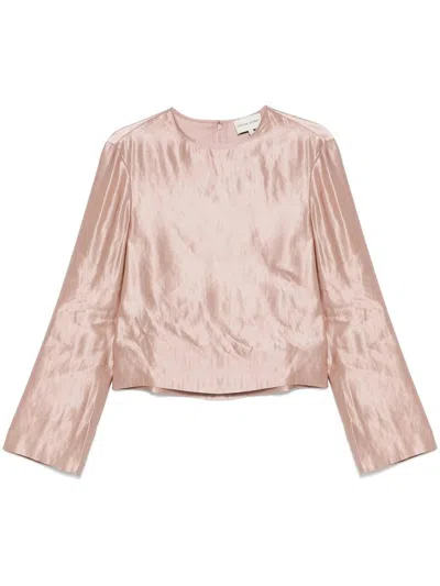 LOULOU STUDIO LOULOU STUDIO ROUND NECK BLOUSE