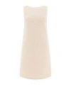 Loulou Studio Sleeveless Textured Fabric Dress "maley" In Nude