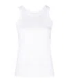 Loulou Studio White Poso Tank Top In White