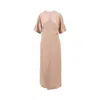 Loulou Studio Silk-blend Maxi Dress In Pink