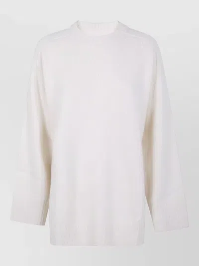 Loulou Studio Safi Long Knit Sweater Top Women In White