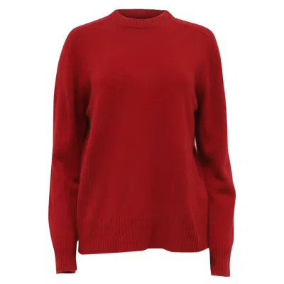 Pre-owned Loulou Studio Safi Sweater In Red Cashmere