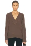 Loulou Studio Sage Sweater In Wood