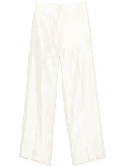 Loulou Studio Sally Trousers In Neutrals