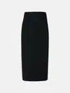 Loulou Studio 'samos' Black Virgin Wool Skirt In Black