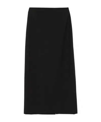 Loulou Studio Samos Skirt In Black