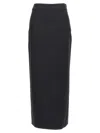 Loulou Studio Women's Stretch Wool Skirt In Samos Style In Black