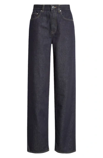 LOULOU STUDIO LOULOU DE SAISON SAMUR HIGH WAIST TAPERED LEG JEANS