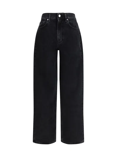 Loulou Studio Samur Lds Jeans In Black
