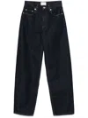 Loulou Studio Denim Straight Leg Pants In Blue