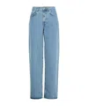 Loulou Studio Samur Straight-leg Jeans In Blue