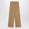 Loulou Studio Sand-coloured Trousers In Cotton