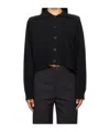 Loulou Studio Sao Wool Blend Cardigan In Black