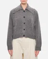 Loulou Studio Gray Sao Cardigan In Anthracite