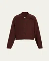 Loulou Studio Sao Wool Cardigan In Choco