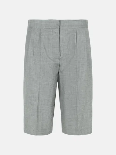 Loulou Studio 'saon' Grey Virgin Wool Shorts