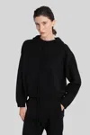 Loulou Studio Sarla Lds Sweatshirt In Black Cashmere In Black