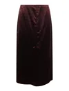 Loulou Studio Skirt In Red