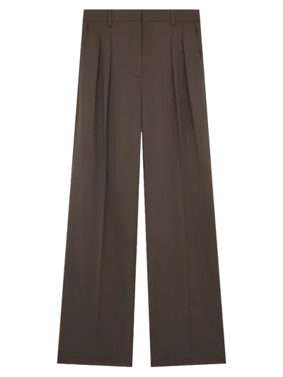Loulou Studio Brown Sbiru Trousers In Choco