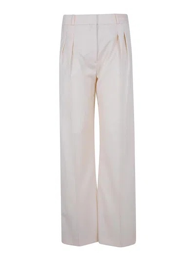 Loulou Studio Sbiru Straight Leg Pants In White