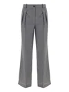 Loulou Studio Sbiru Wool Straight-leg Pants In Gray