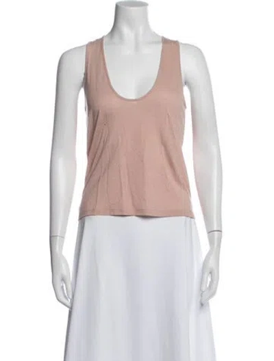 Pre-owned Loulou Studio Scoop Neck Sleeveless Top In Pink