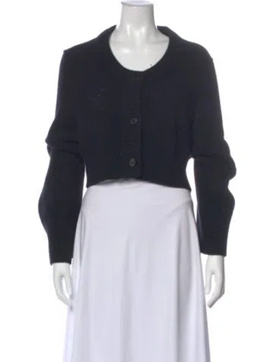 Pre-owned Loulou Studio Scoop Neck Sweater In Black