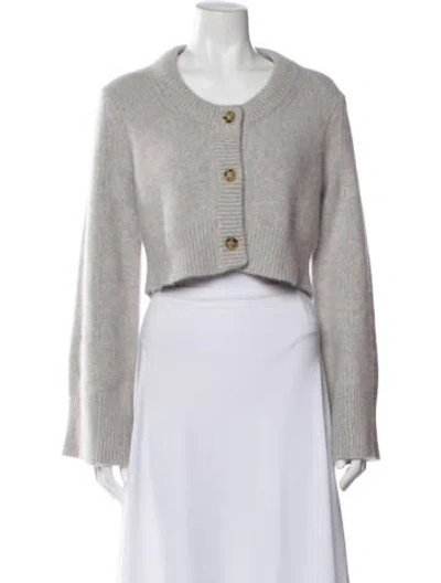 Pre-owned Loulou Studio Scoop Neck Sweater In Gray
