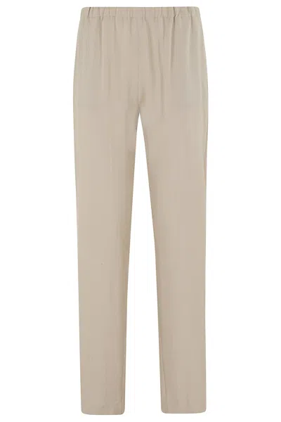 Loulou Studio Scot Straight Leg Pants In White