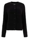 Loulou Studio Knitwear With Textured Knit And Ribbed Finish In Black