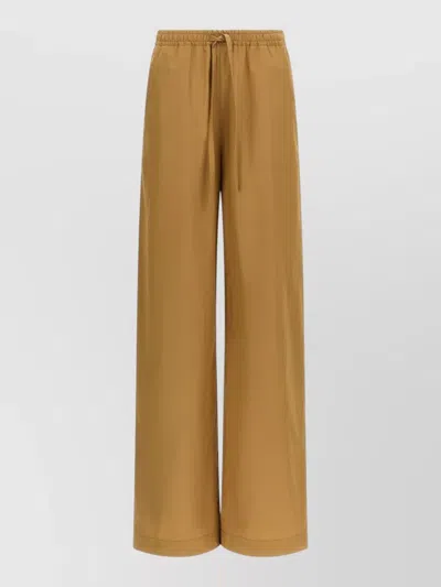 Loulou Studio Sero Lds Trousers Wide Leg Back Pocket In Neutral