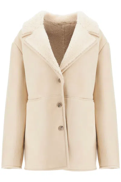 Loulou Studio Shearling Cirebo In White