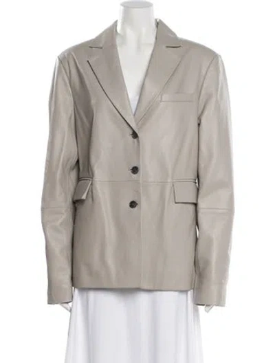 Pre-owned Loulou Studio Shearling Fur Jacket In Neutral