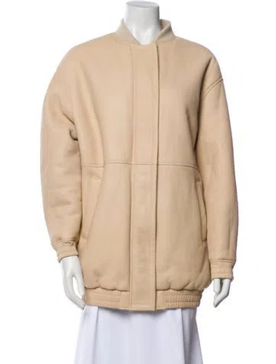 Pre-owned Loulou Studio Shearling Fur Jacket In Neutrals