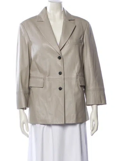 Pre-owned Loulou Studio Shearling Fur Jacket W/ Tags In Neutral