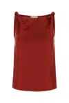 Loulou Studio Loulou Red Twill Remy Top In Red