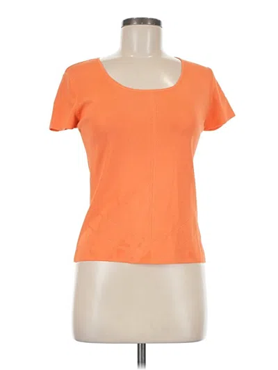 Pre-owned Loulou Studio Short Sleeve T-shirt In Orange