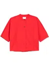 LOULOU STUDIO LOULOU STUDIO SHORT-SLEEVED BLOUSE