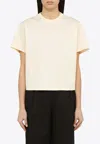 Loulou Studio Telanto Embroidered Supima Cotton-jersey T-shirt In White