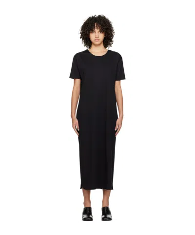 Loulou Studio Short-sleeved Dress In Black