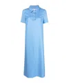 Loulou Studio Short-sleeved Dress In Blue