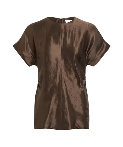 Loulou Studio Short-sleeved T-shirt In Brown