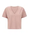 Loulou Studio Short-sleeved T-shirt In Nude