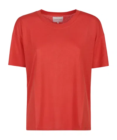 Loulou Studio Short-sleeved T-shirt In Tomato